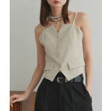 フロントボタンデザインキャミソールビスチェ | ad thie | 詳細画像26 