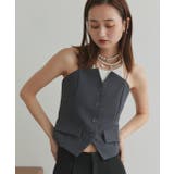 フロントボタンデザインキャミソールビスチェ | ad thie | 詳細画像33 