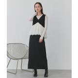 バルーンヘムノースリーブペプラムブラウス | ad thie | 詳細画像16 