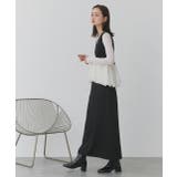 バルーンヘムノースリーブペプラムブラウス | ad thie | 詳細画像17 