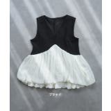 バルーンヘムノースリーブペプラムブラウス | ad thie | 詳細画像29 