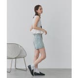 リボンデザインノースリーブペプラムブラウス | ad thie | 詳細画像16 