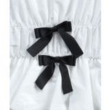 リボンデザインノースリーブペプラムブラウス | ad thie | 詳細画像27 