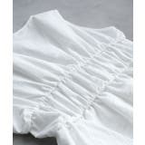 リボンデザインノースリーブペプラムブラウス | ad thie | 詳細画像28 