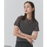 ハーフスリーブメローシアートップス | ad thie | 詳細画像30 