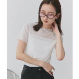 ハーフスリーブメローシアートップス | ad thie | 詳細画像4 