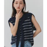 フェイクカーディガン付き ノースリーブニット | ad thie | 詳細画像33 