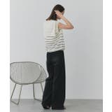 フェイクカーディガン付き ノースリーブニット | ad thie | 詳細画像4 