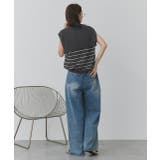 フェイクカーディガン付き ノースリーブニット | ad thie | 詳細画像48 