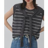 フェイクカーディガン付き ノースリーブニット | ad thie | 詳細画像50 