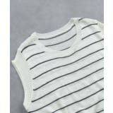 フェイクカーディガン付き ノースリーブニット | ad thie | 詳細画像57 