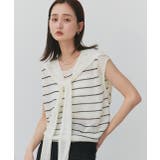 フェイクカーディガン付き ノースリーブニット | ad thie | 詳細画像6 