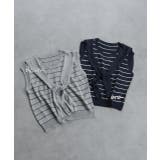 フェイクカーディガン付き ノースリーブニット | ad thie | 詳細画像61 