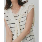 フェイクカーディガン付き ノースリーブニット | ad thie | 詳細画像8 