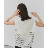 フェイクカーディガン付き ノースリーブニット | ad thie | 詳細画像9 