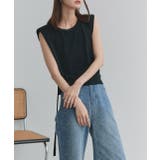 ショート丈リボンノースリーブニット | ad thie | 詳細画像16 