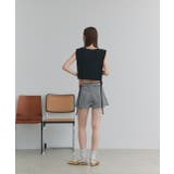 ショート丈リボンノースリーブニット | ad thie | 詳細画像17 