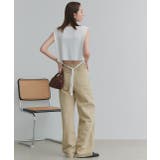 ショート丈リボンノースリーブニット | ad thie | 詳細画像4 