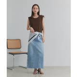 ショート丈リボンノースリーブニット | ad thie | 詳細画像42 