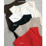 ショート丈リボンノースリーブニット | ad thie | 詳細画像53 