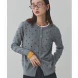 ポルカドットニットカーディガン | ad thie | 詳細画像10 