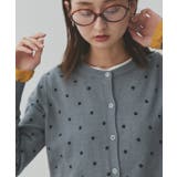 ポルカドットニットカーディガン | ad thie | 詳細画像11 