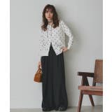 ポルカドットニットカーディガン | ad thie | 詳細画像16 