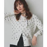 ポルカドットニットカーディガン | ad thie | 詳細画像19 