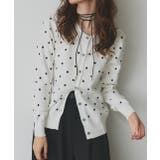 ポルカドットニットカーディガン | ad thie | 詳細画像21 