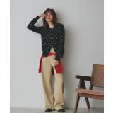 ポルカドットニットカーディガン | ad thie | 詳細画像23 