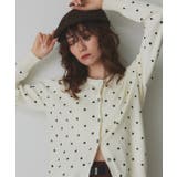 ポルカドットニットカーディガン | ad thie | 詳細画像37 