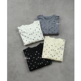 ポルカドットニットカーディガン | ad thie | 詳細画像44 