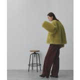 【2025AW新作】ノーカラーフェイクファーコート | ad thie | 詳細画像12 