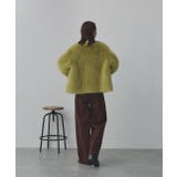 【2025AW新作】ノーカラーフェイクファーコート | ad thie | 詳細画像13 