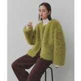 【2025AW新作】ノーカラーフェイクファーコート | ad thie | 詳細画像14 