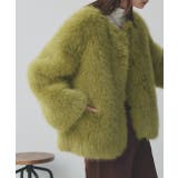 【2025AW新作】ノーカラーフェイクファーコート | ad thie | 詳細画像18 