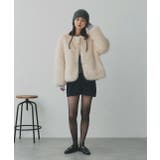 【2025AW新作】ノーカラーフェイクファーコート | ad thie | 詳細画像21 