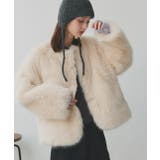 【2025AW新作】ノーカラーフェイクファーコート | ad thie | 詳細画像26 