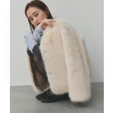 【2025AW新作】ノーカラーフェイクファーコート | ad thie | 詳細画像33 