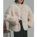 【2025AW新作】ノーカラーフェイクファーコート | ad thie | 詳細画像36 