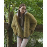 【2025AW新作】ノーカラーフェイクファーコート | ad thie | 詳細画像4 