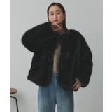 【2025AW新作】ノーカラーフェイクファーコート | ad thie | 詳細画像40 