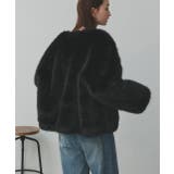 【2025AW新作】ノーカラーフェイクファーコート | ad thie | 詳細画像41 