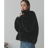 【2025AW新作】ノーカラーフェイクファーコート | ad thie | 詳細画像43 