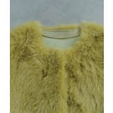 【2025AW新作】ノーカラーフェイクファーコート | ad thie | 詳細画像44 