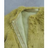 【2025AW新作】ノーカラーフェイクファーコート | ad thie | 詳細画像45 