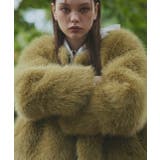 【2025AW新作】ノーカラーフェイクファーコート | ad thie | 詳細画像5 