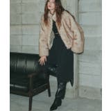 スタンドカラーフェイクファーコート | ad thie | 詳細画像2 