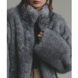 スタンドカラーフェイクファーコート | ad thie | 詳細画像29 