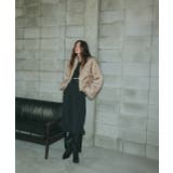 スタンドカラーフェイクファーコート | ad thie | 詳細画像3 